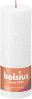 rustiek stompkaarsen shine bolsius 68x190mm cloudy white - 4st